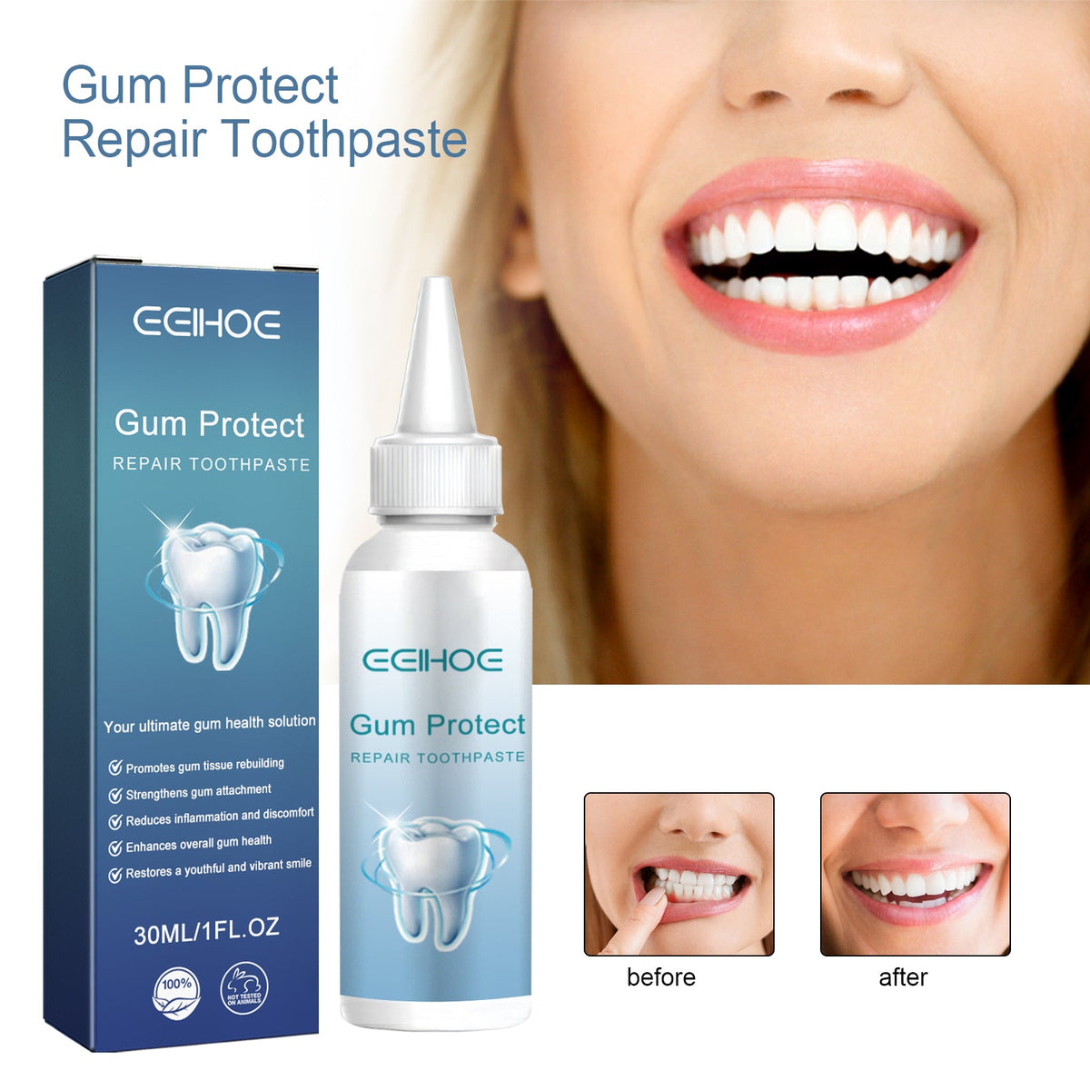 Precision Gum Care Toothpaste for Fresher Smiles