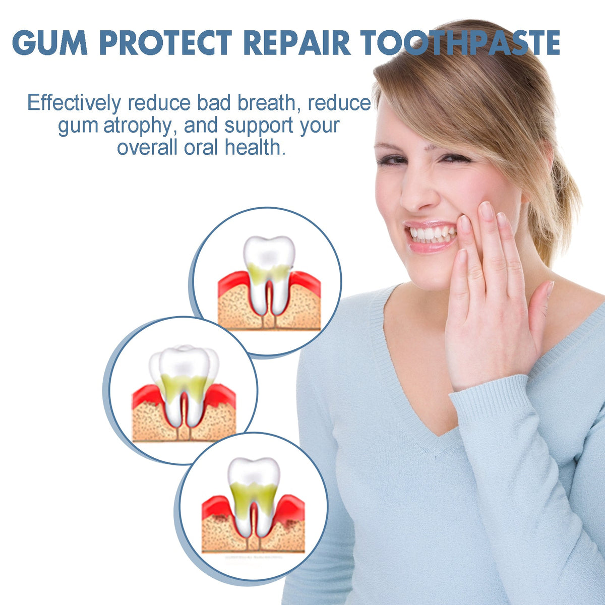 Precision Gum Care Toothpaste for Fresher Smiles
