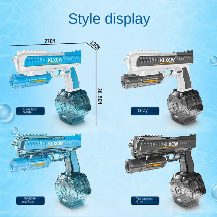 Electric Water Gun With Continuous Burst & Manual Play