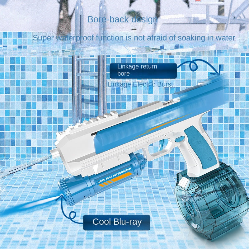 Electric Water Gun With Continuous Burst & Manual Play