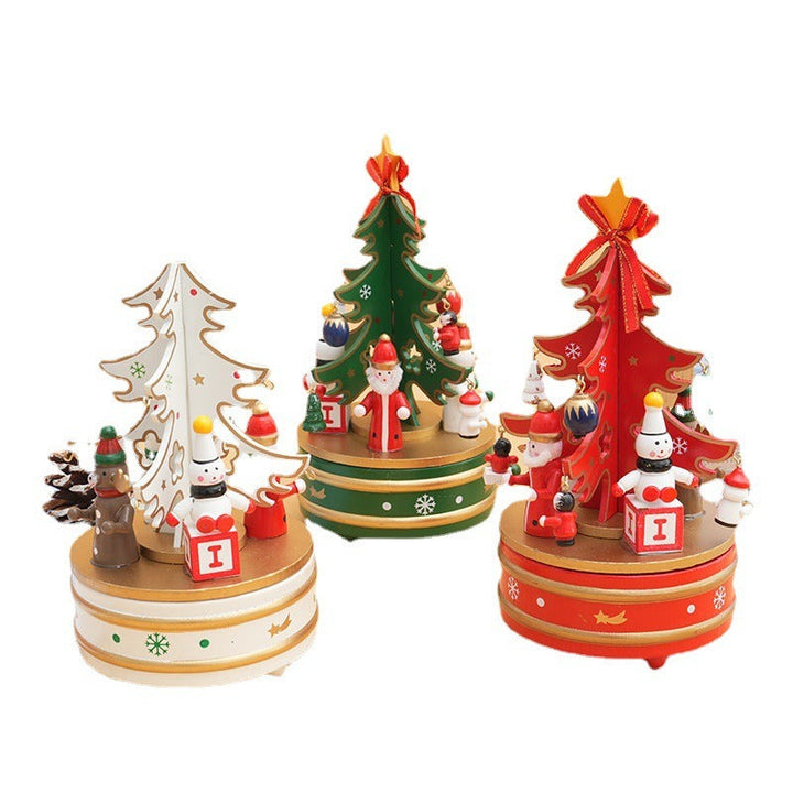 Christmas Tree Music Box for Nostalgic Holiday Charm
