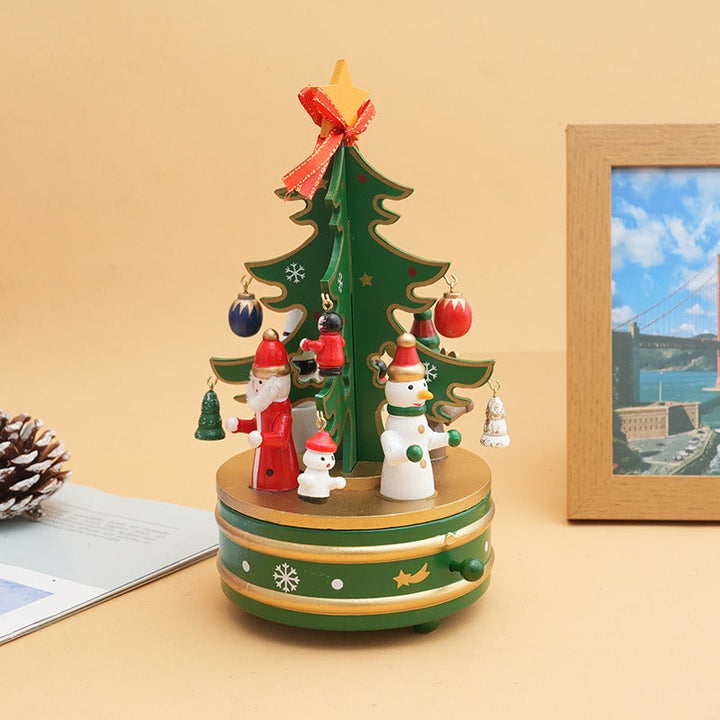 Christmas Tree Music Box for Nostalgic Holiday Charm