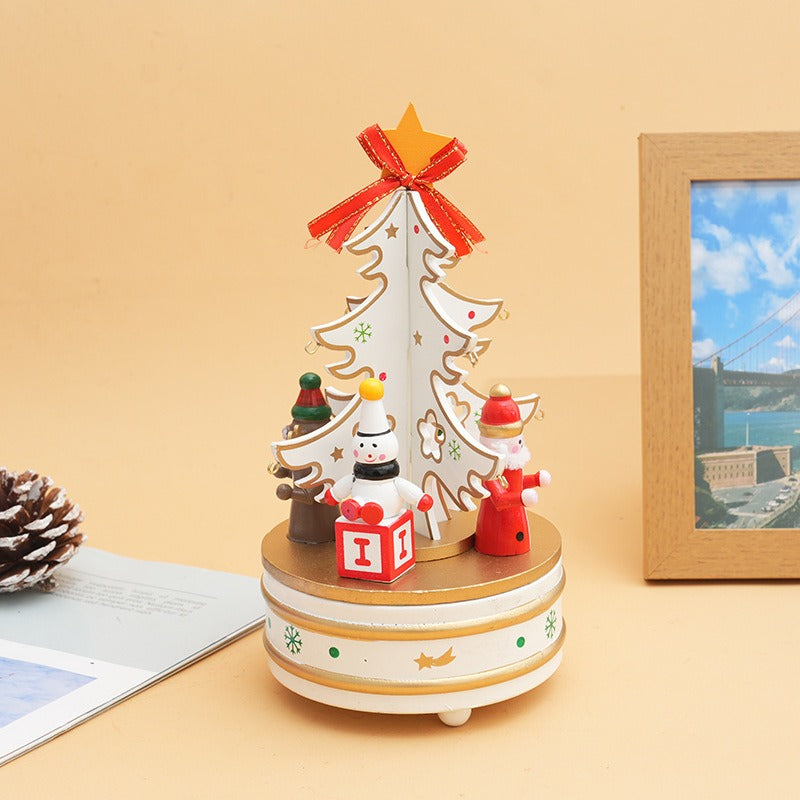 Christmas Tree Music Box for Nostalgic Holiday Charm