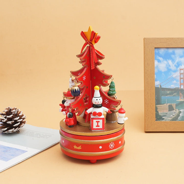 Christmas Tree Music Box for Nostalgic Holiday Charm