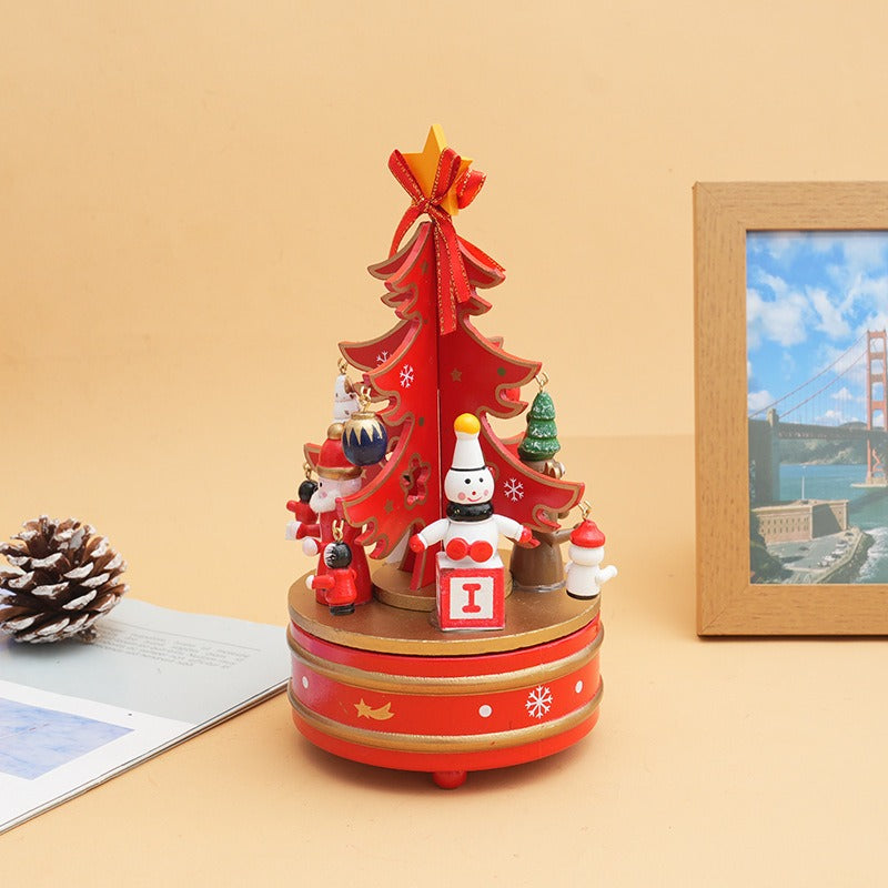 Christmas Tree Music Box for Nostalgic Holiday Charm