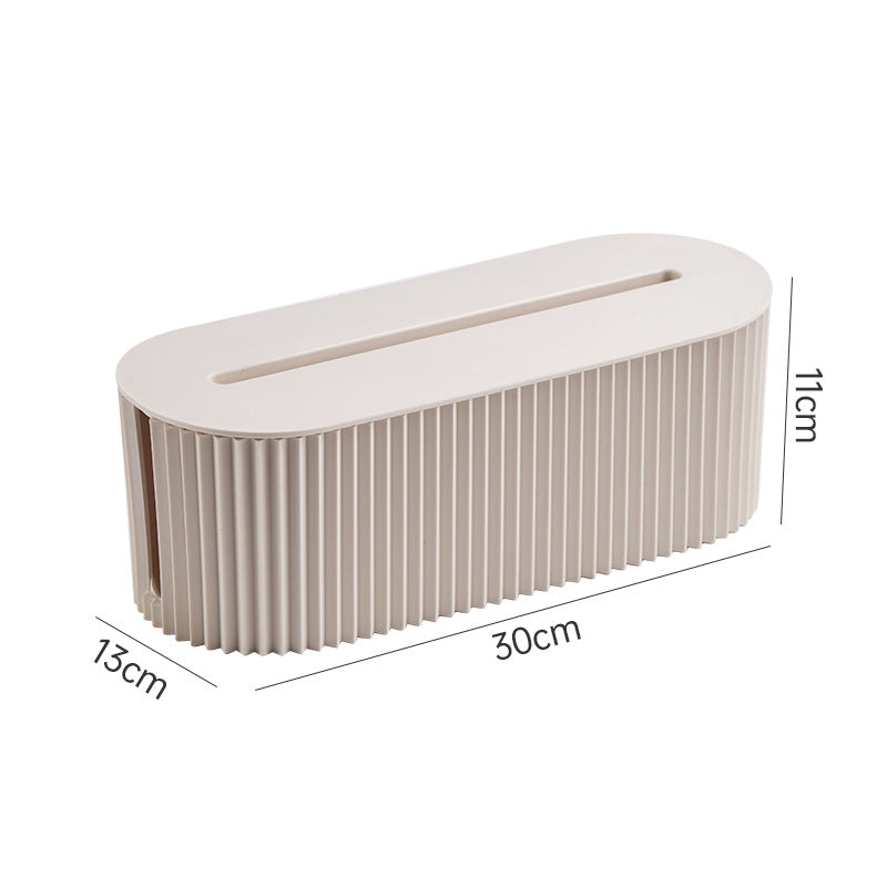 Desktop Cable Organizer Box to Hide Power Strip Clutter
