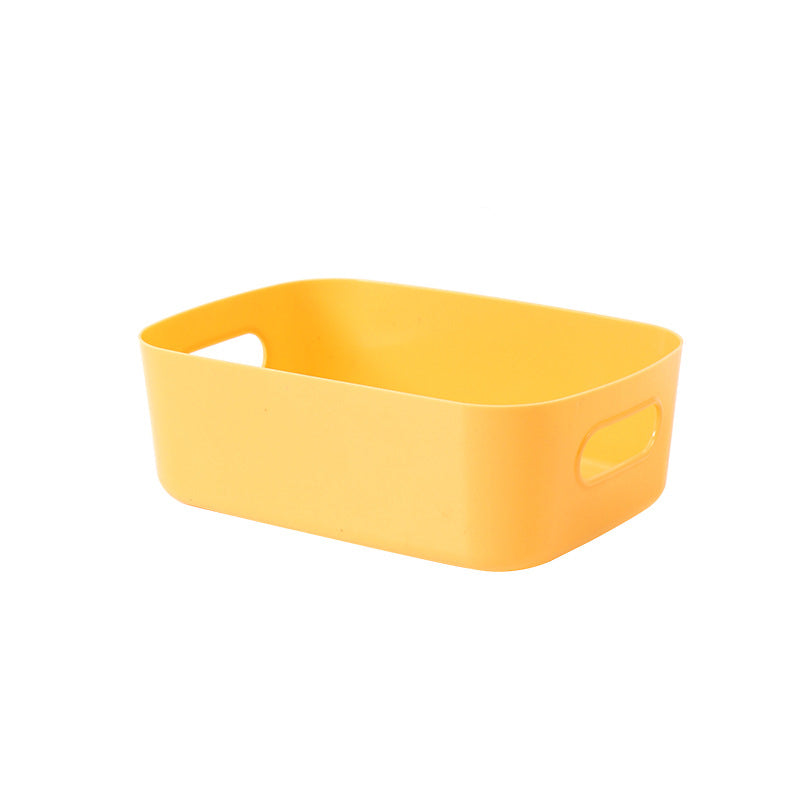 Desktop Storage Bin with Handles for Desk and Vanity