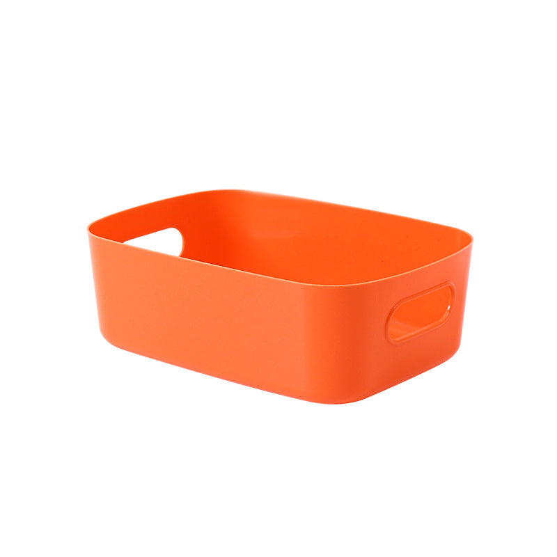 Desktop Storage Bin with Handles for Desk and Vanity
