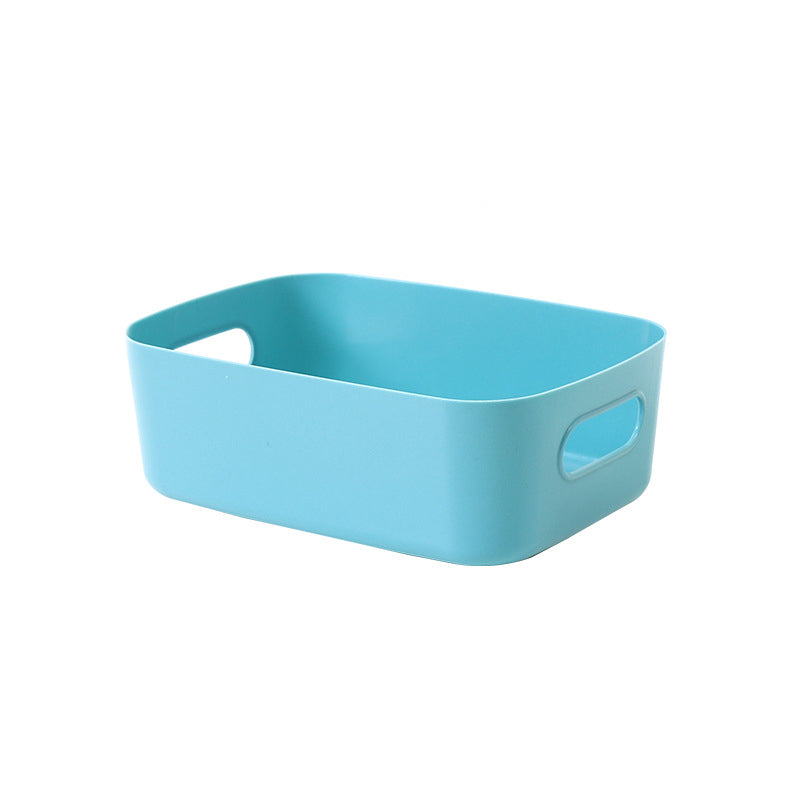 Desktop Storage Bin with Handles for Desk and Vanity