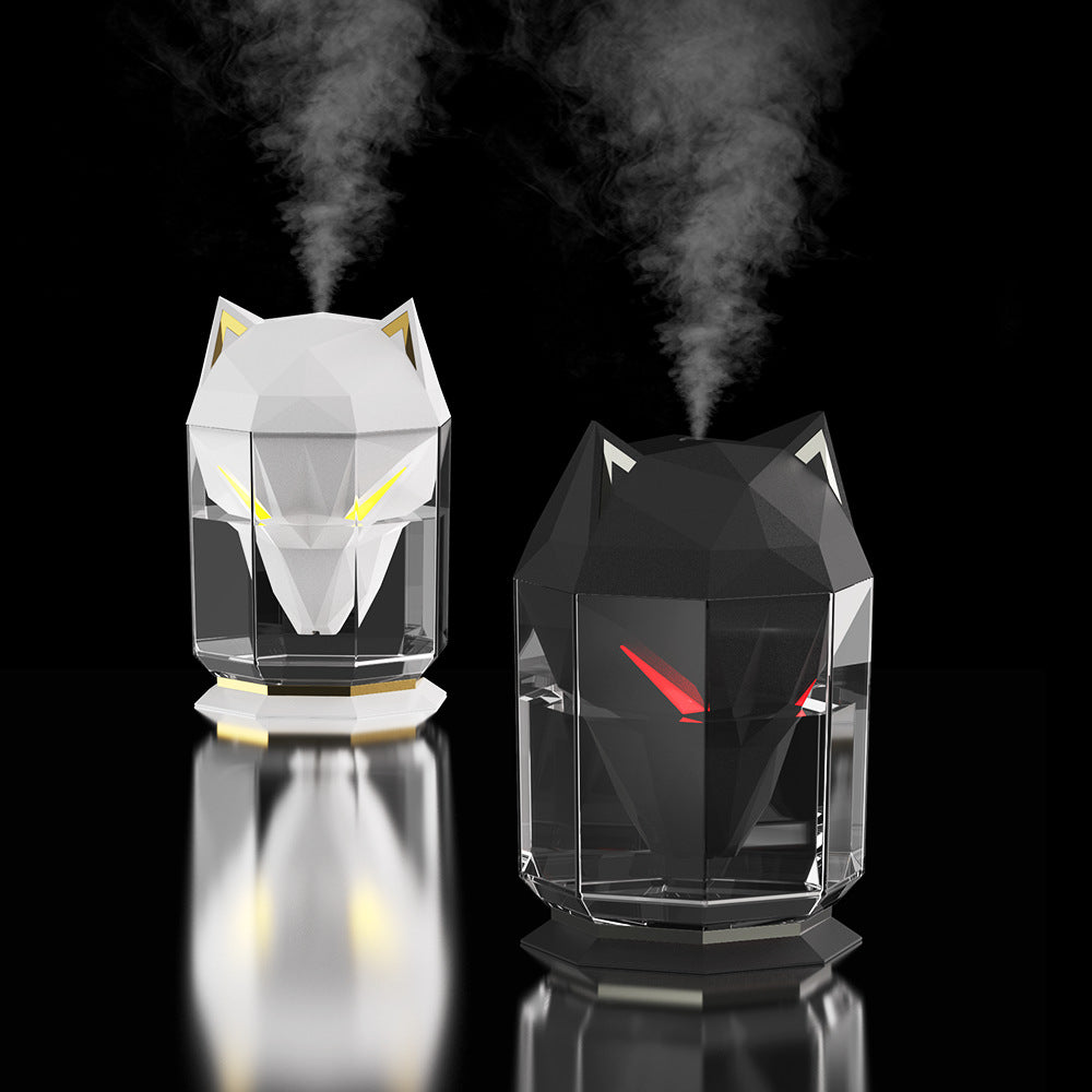 Wolf Humidifier Large-Capacity Illuminated Desktop Decor