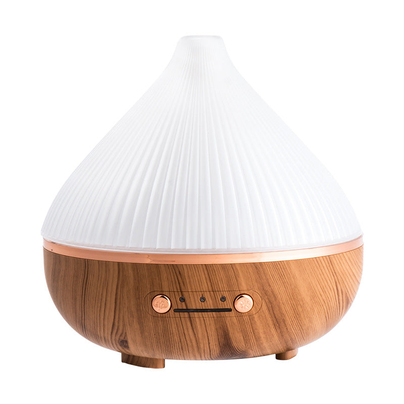 Desktop Wood Grain Humidifier with Night Light