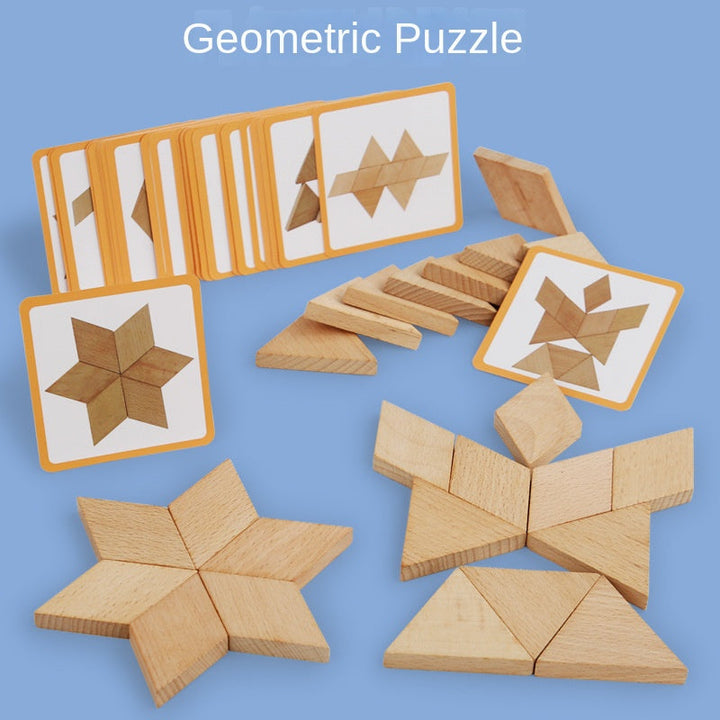 Wooden Preschool Puzzles for Hands-On Learning Play