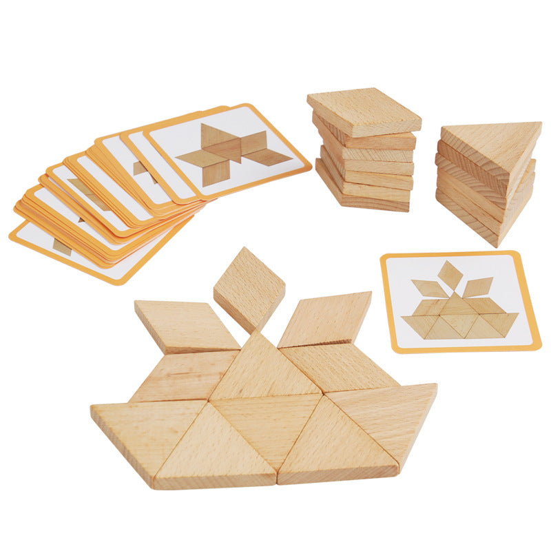 Wooden Preschool Puzzles for Hands-On Learning Play