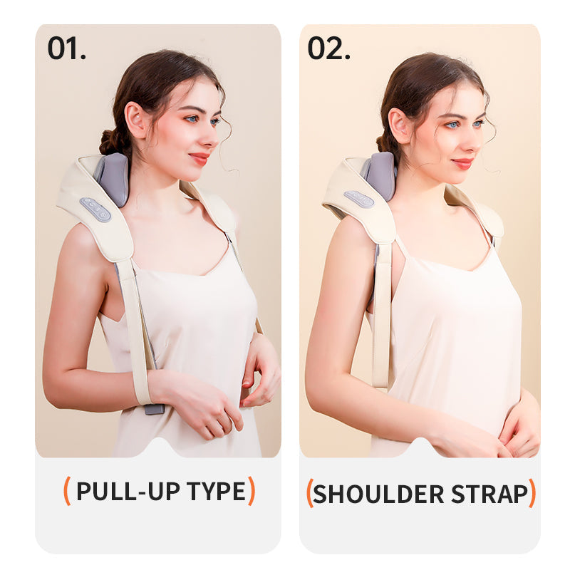 Heated Neck and Shoulder Massager with Deep Kneading