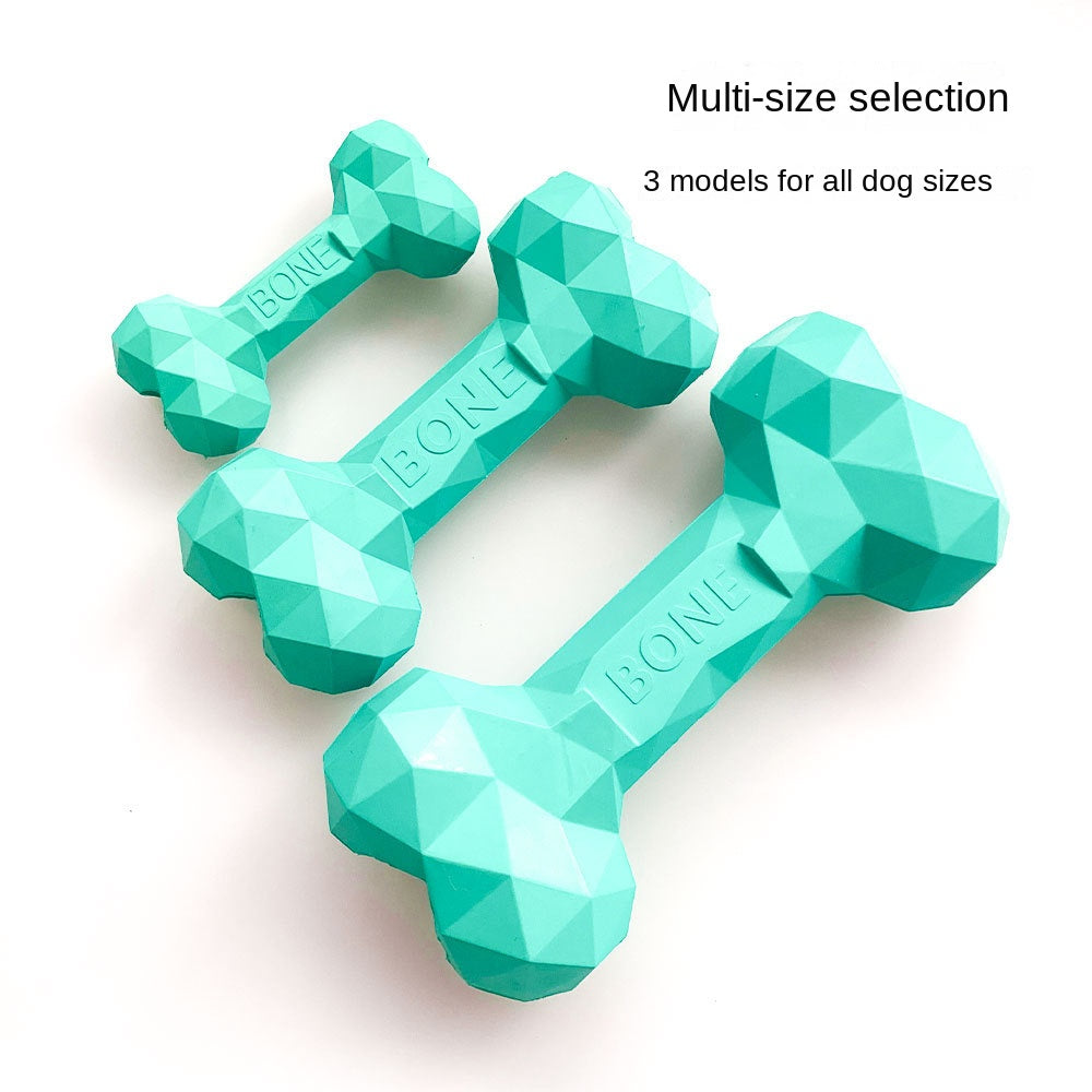 Dog Slow-Feeding Chew Toy with Diamond Bone Texture