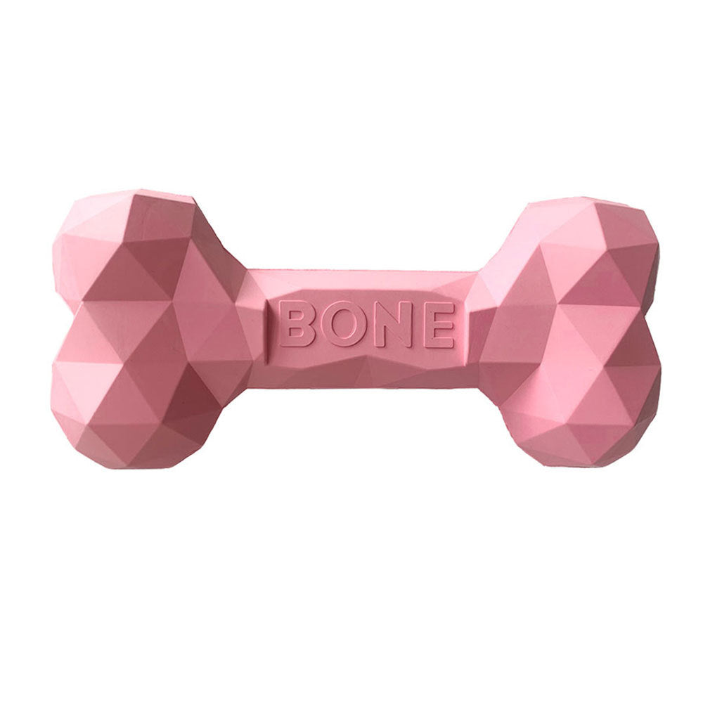 Dog Slow-Feeding Chew Toy with Diamond Bone Texture