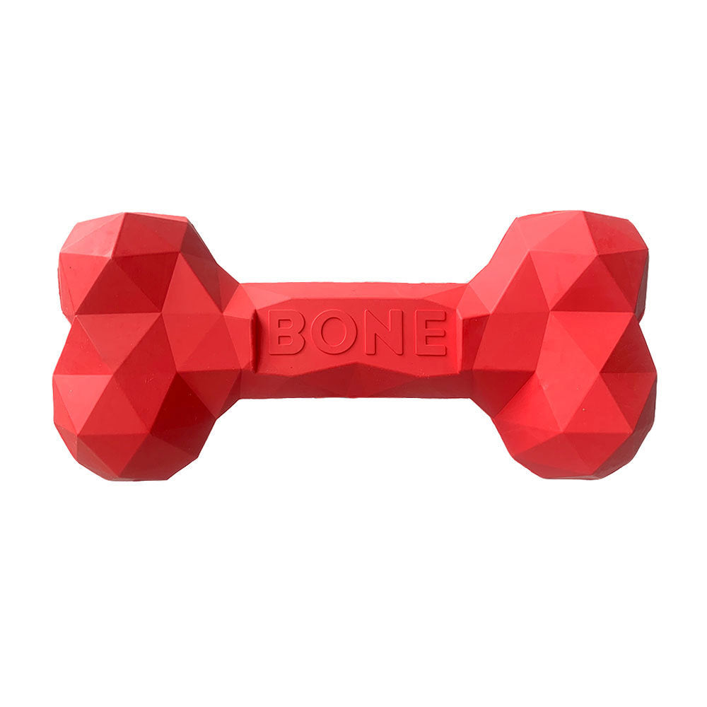 Dog Slow-Feeding Chew Toy with Diamond Bone Texture