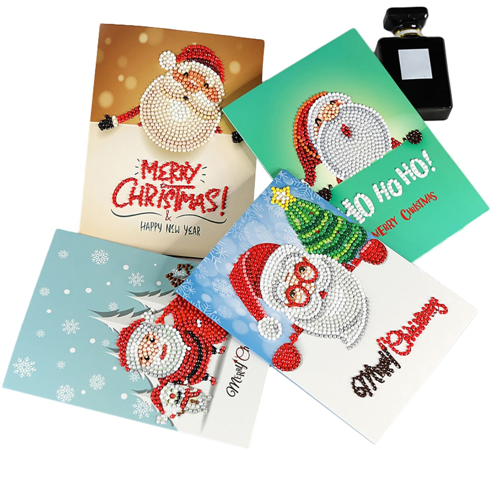 Diamond Painting Christmas Greeting Cards DIY Craft