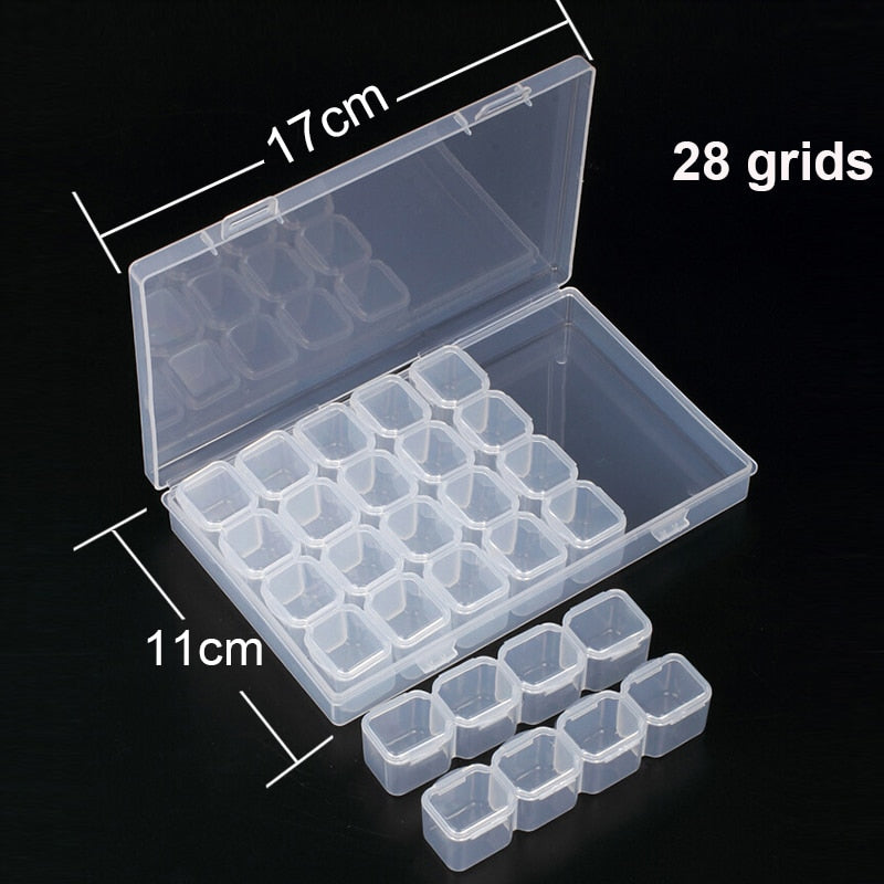 Diamond Painting Storage Box for 28 Craft Colors