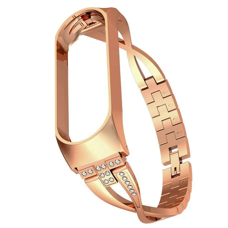 Rhinestone Metal Bracelet Strap for Xiaomi Mi Band 5