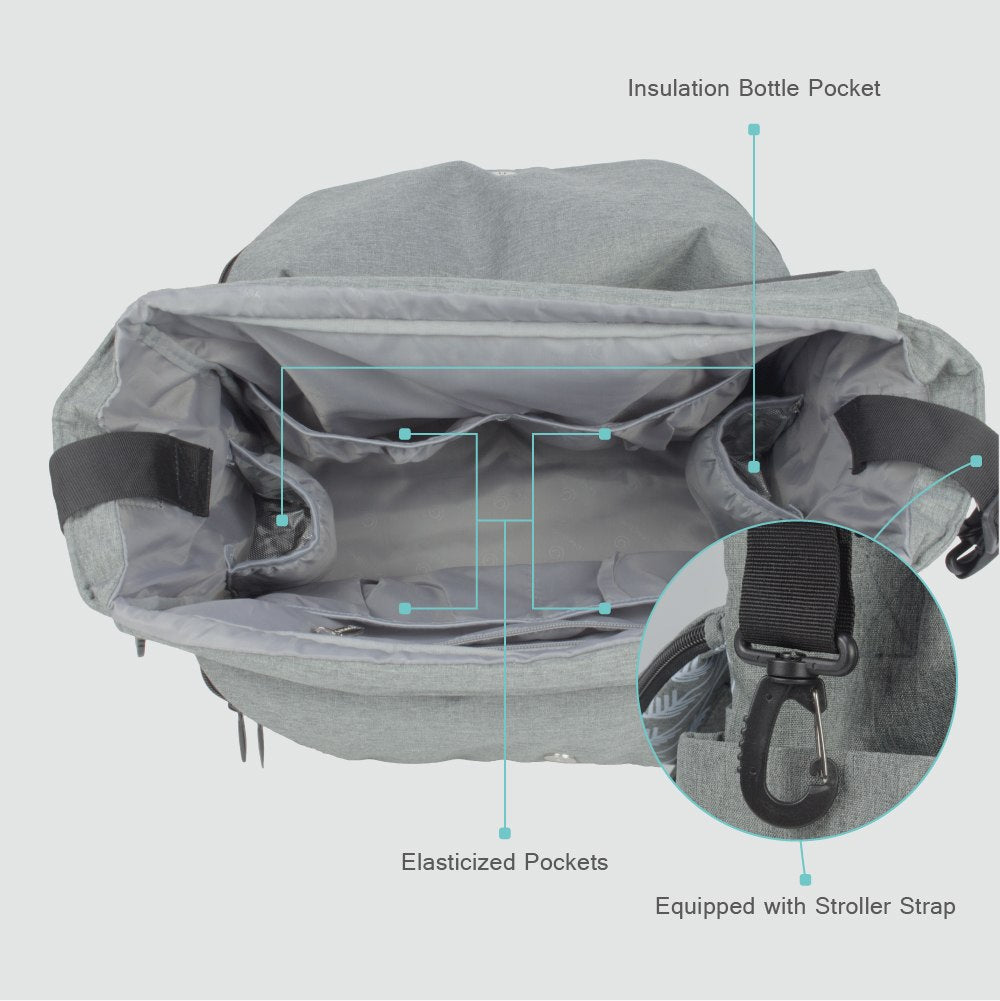 Diaper Bag Backpack With Water-Resistant Organized Storage