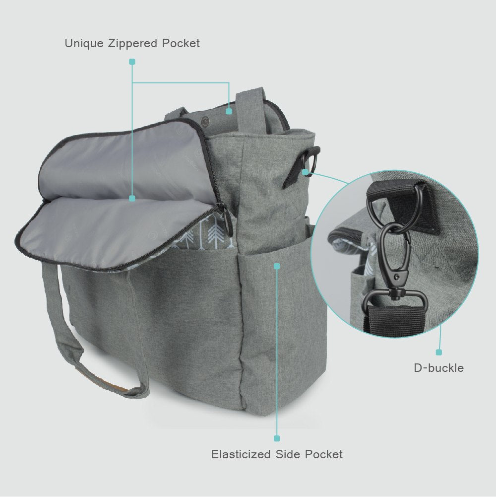 Diaper Bag Backpack With Water-Resistant Organized Storage