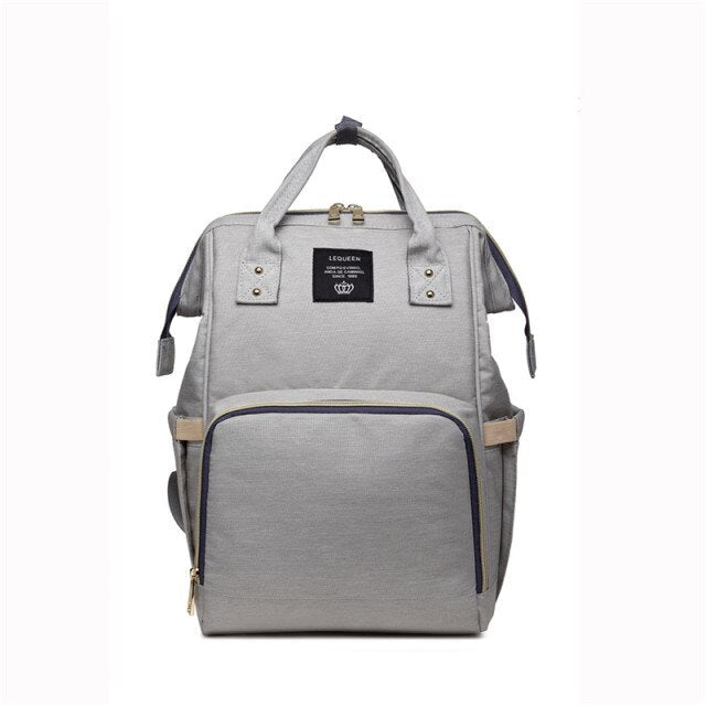 Large-Capacity Diaper Bag Backpack With Bottle Storage
