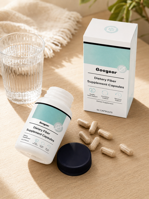 Fiber Supplement Capsules — Heart, Circulation & Detox