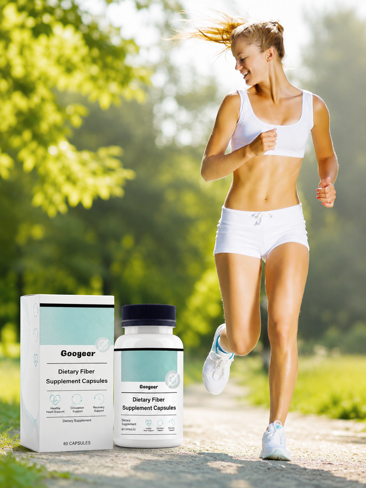 Fiber Supplement Capsules — Heart, Circulation & Detox