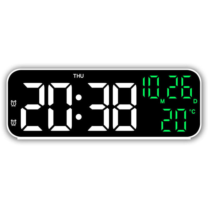 Digital Alarm Clock With Temperature & Date Display