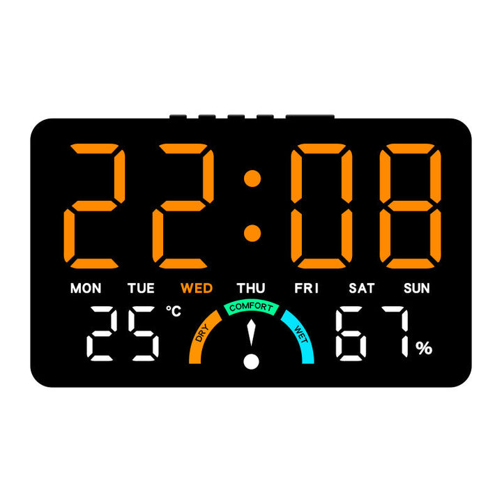 Digital Alarm Clock with Temperature & Humidity Display