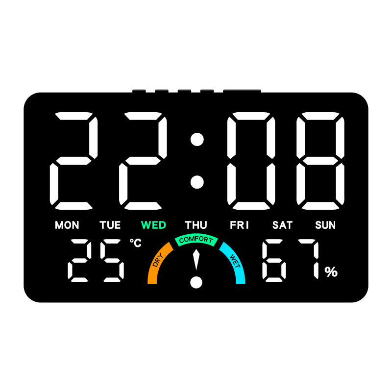 Digital Alarm Clock with Temperature & Humidity Display