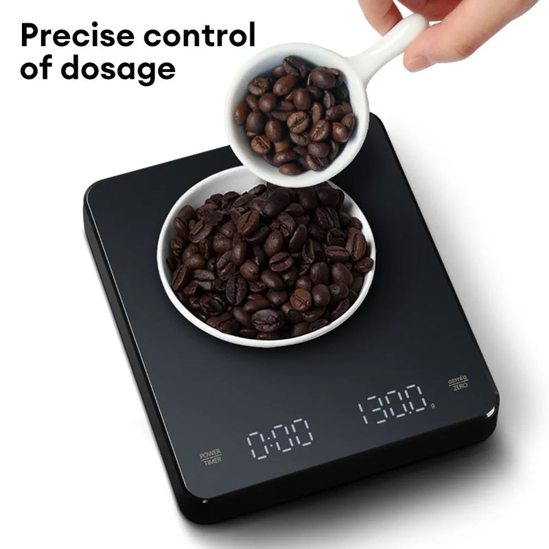 Digital Coffee Scale with Timer and 0.1g Precision