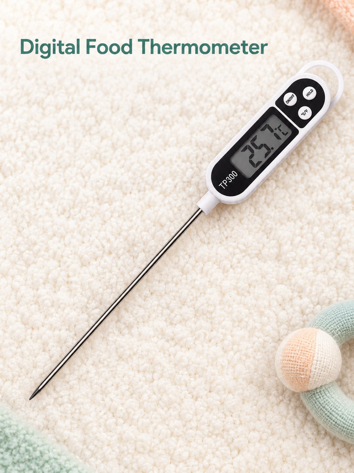 Digital Pen Food Thermometer for BBQ, Baking & Baby Milk