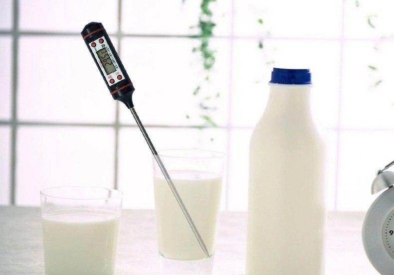 Digital Meat Thermometer With Long Probe and LCD