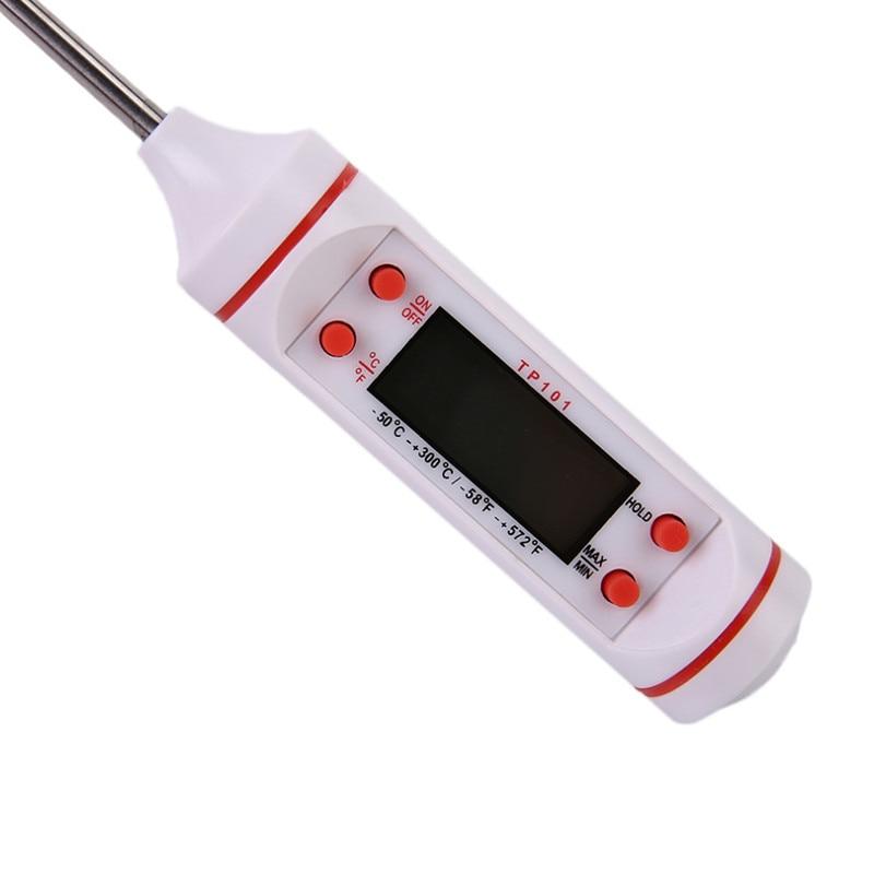 Digital Meat Thermometer With Long Probe and LCD