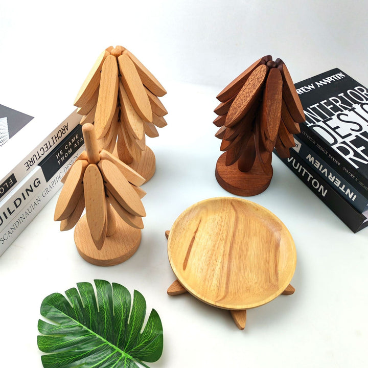 Wooden Dining Mat for Heat-Resistant Tabletop Decor