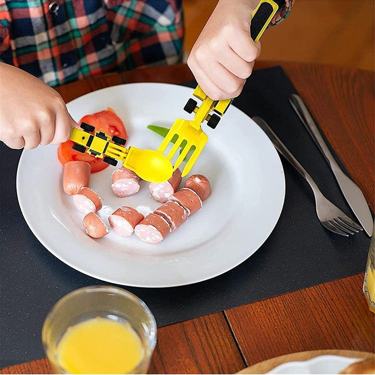 Kids Construction Tableware Set for Happier Mealtimes