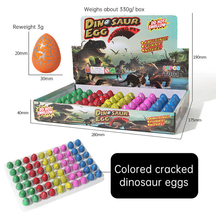 Dinosaur Egg Hatch Toys – 60pc Water Surprise Set