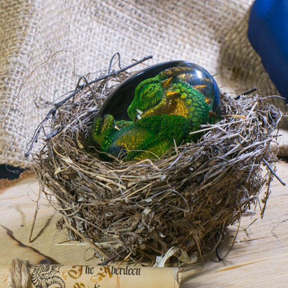 Dinosaur Egg Resin Ornament – Glowing Lava Fantasy