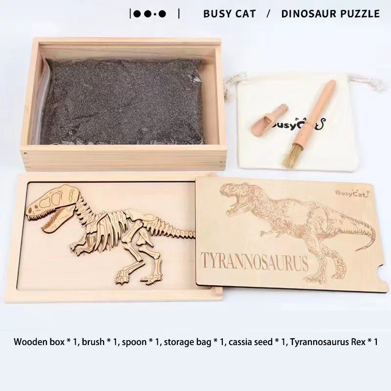 Dinosaur Fossil Excavation Kit for Screen-Free Play