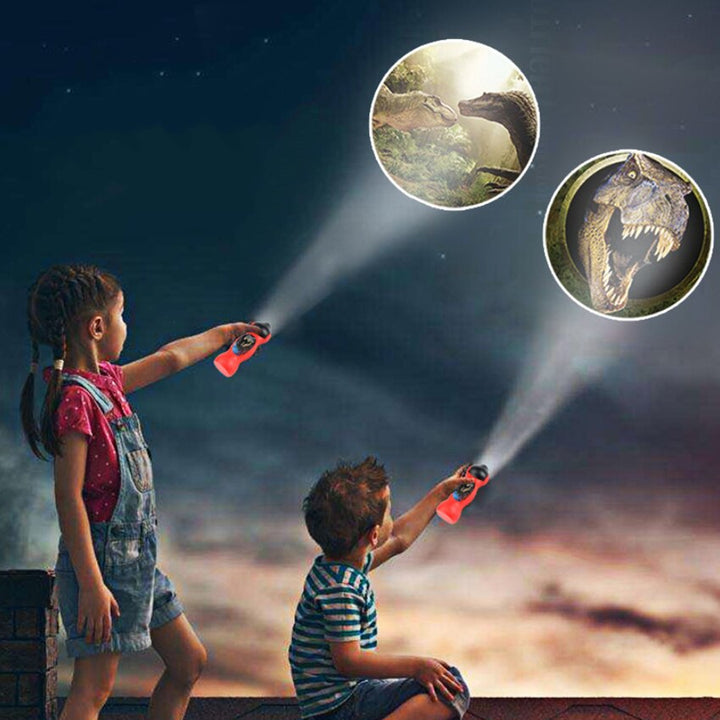 Dinosaur Projector Flashlight for Screen-Free Learning