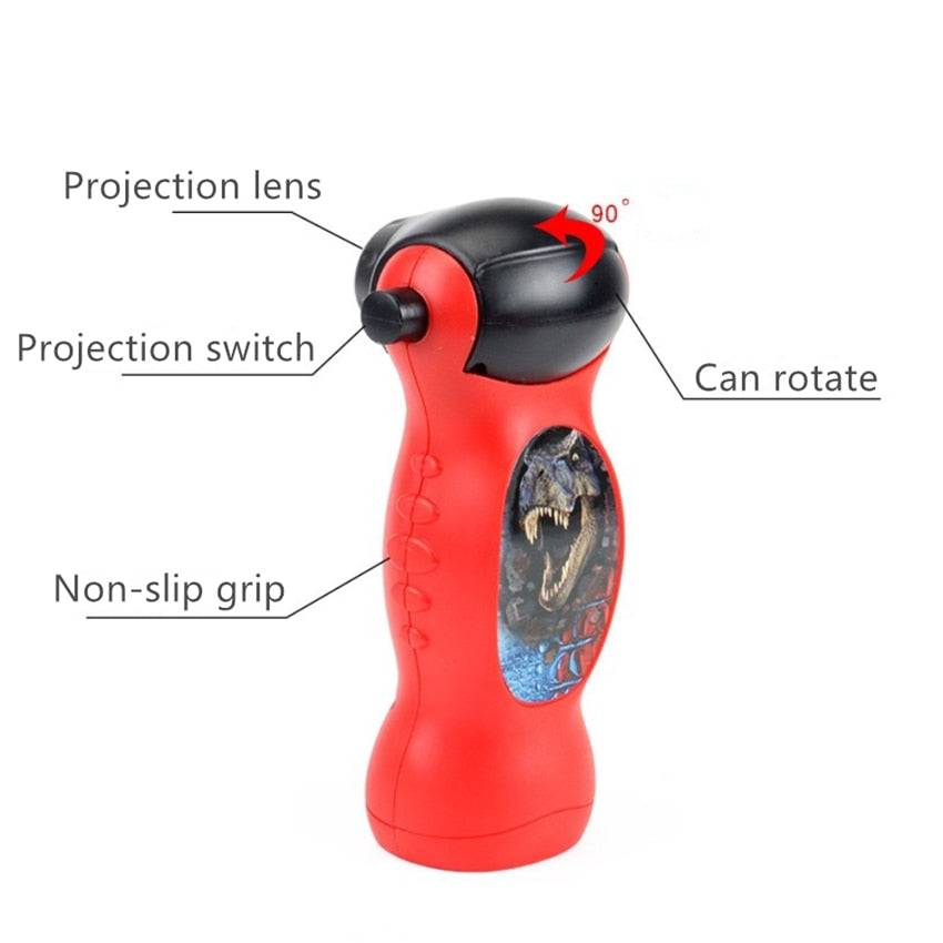 Dinosaur Projector Flashlight for Screen-Free Learning