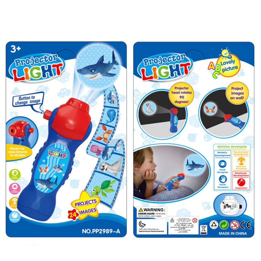 Dinosaur Projector Flashlight for Screen-Free Learning