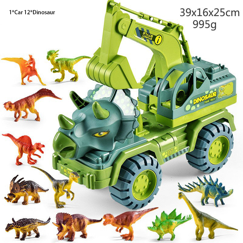 Dinosaur Transporter Toy Set for Big Adventure Play