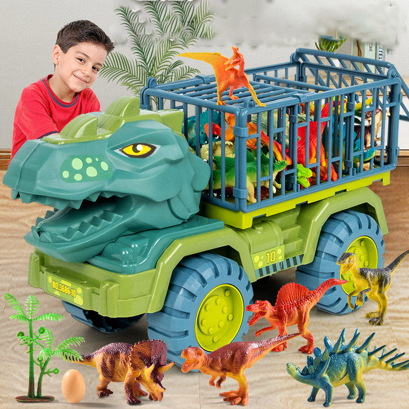 Dinosaur Transporter Toy Set for Big Adventure Play