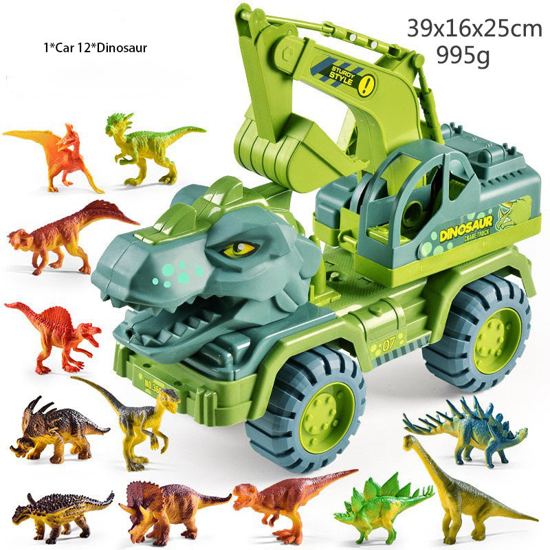 Dinosaur Transporter Toy Set for Big Adventure Play
