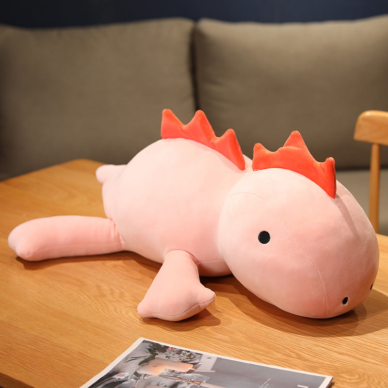 Triangle Dinosaur Plush Pillow for Cozy Cuddles & Décor