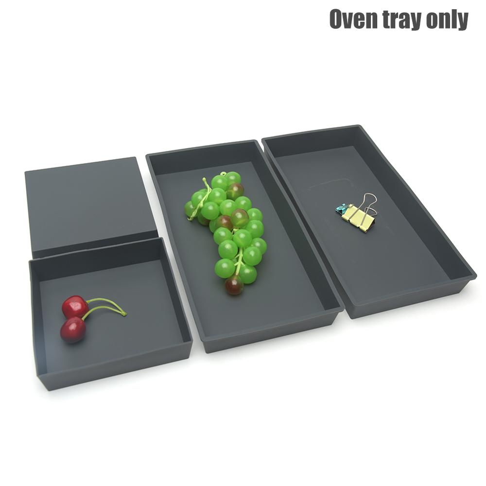 Silicone Split Sheet Pan with 4 Compartments for Grilling