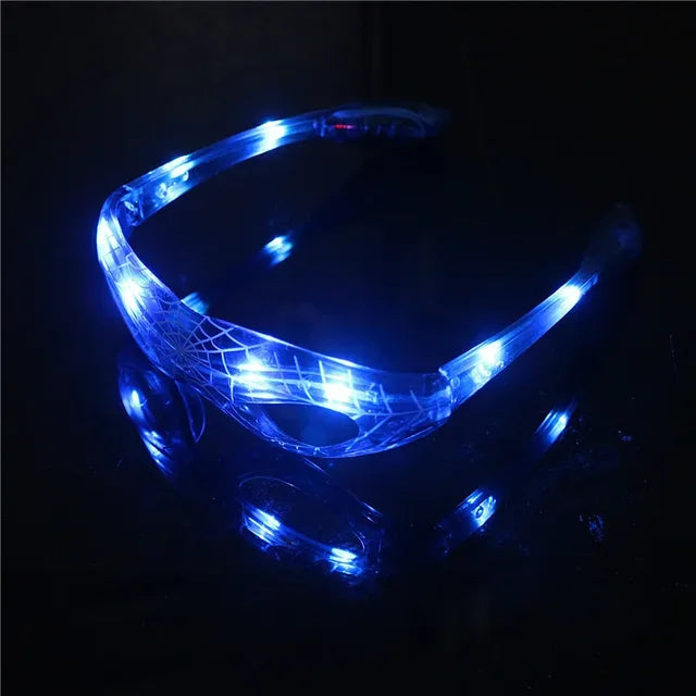 LED Spider-Man Inspired Glasses for Kids' Party Fun